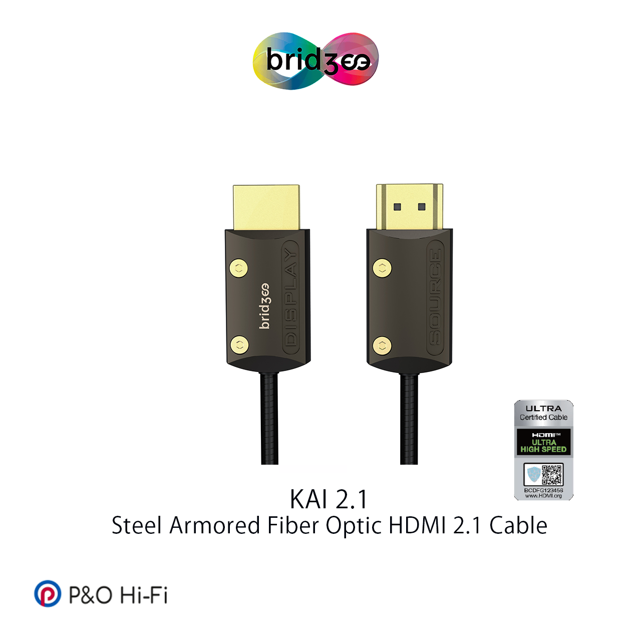 Bridgee KAI2.1 HDMI2.1 8K 鎧甲光纖線