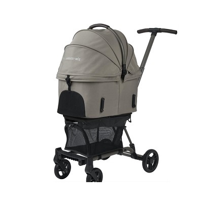 日本AirBuggy Wiz X 高級輕量寵物手推車 8kg - 卡其色 Vintage Khaki