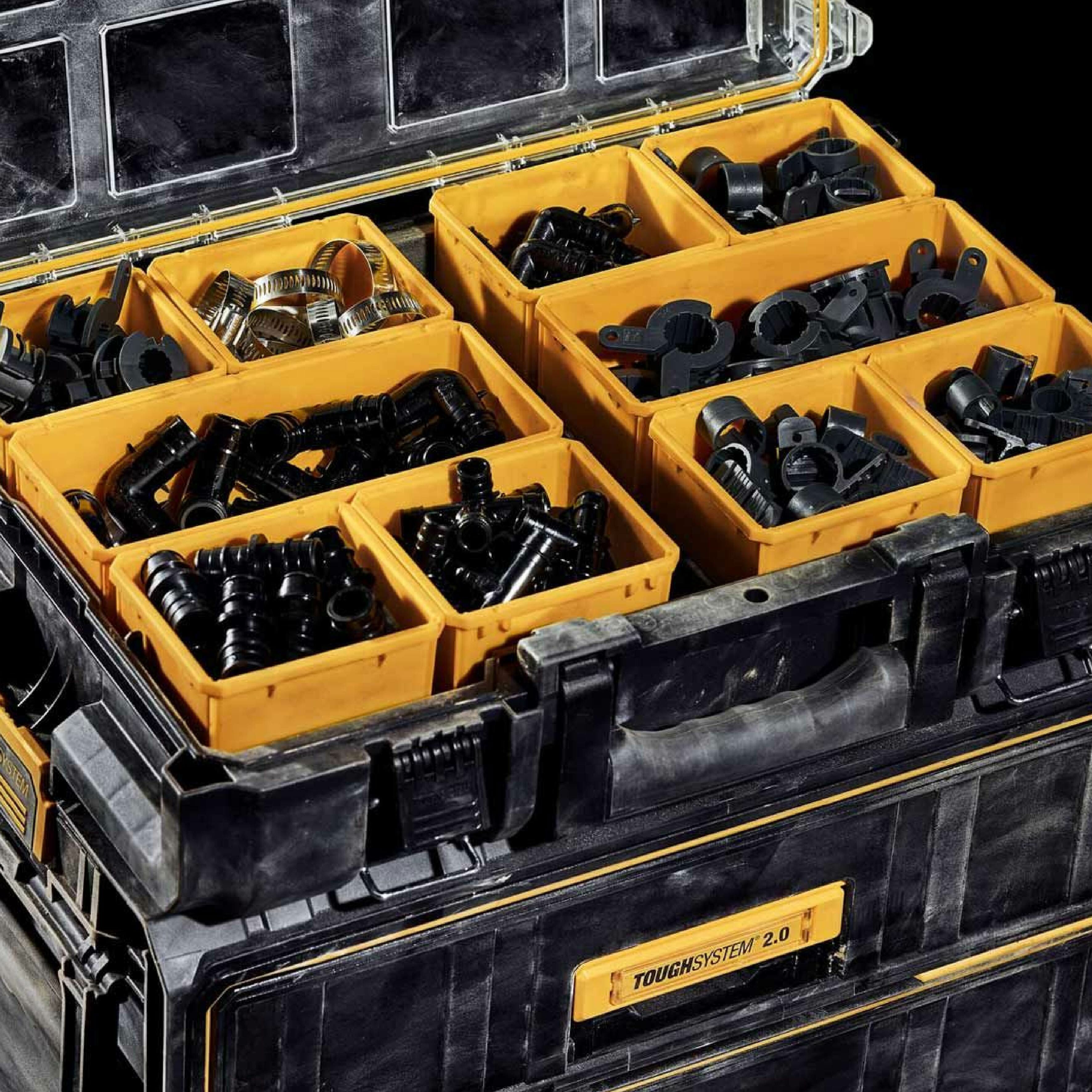 得偉DEWALT DWST83394-1 硬漢2.0系列透明蓋工具箱零件工具箱零件