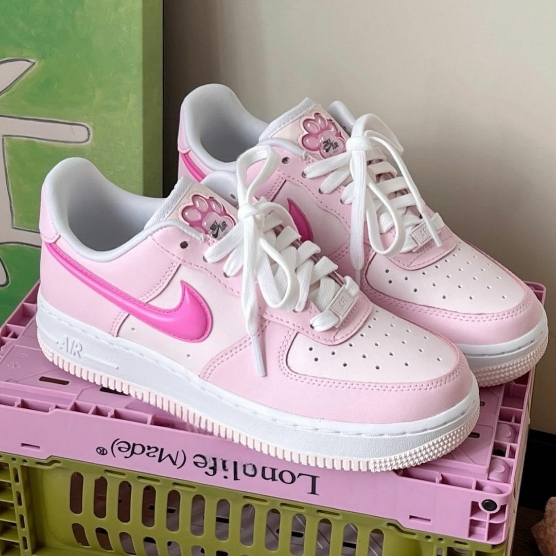 Nike Air Force 1 07 LX 萌寵系 粉粉貓掌😻