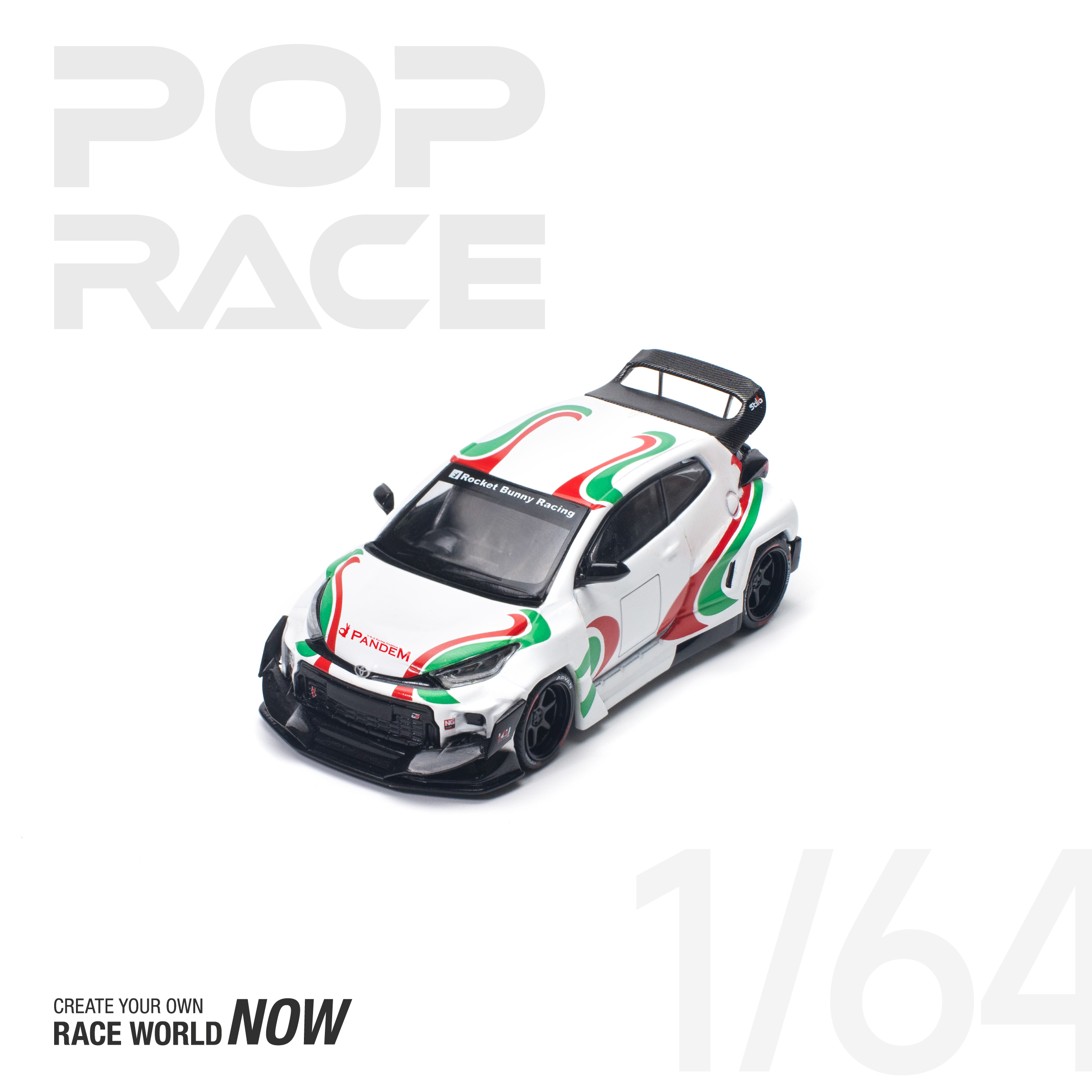 POPRACE 1/64 PANDEM GR YARIS - RALLY LIVERY