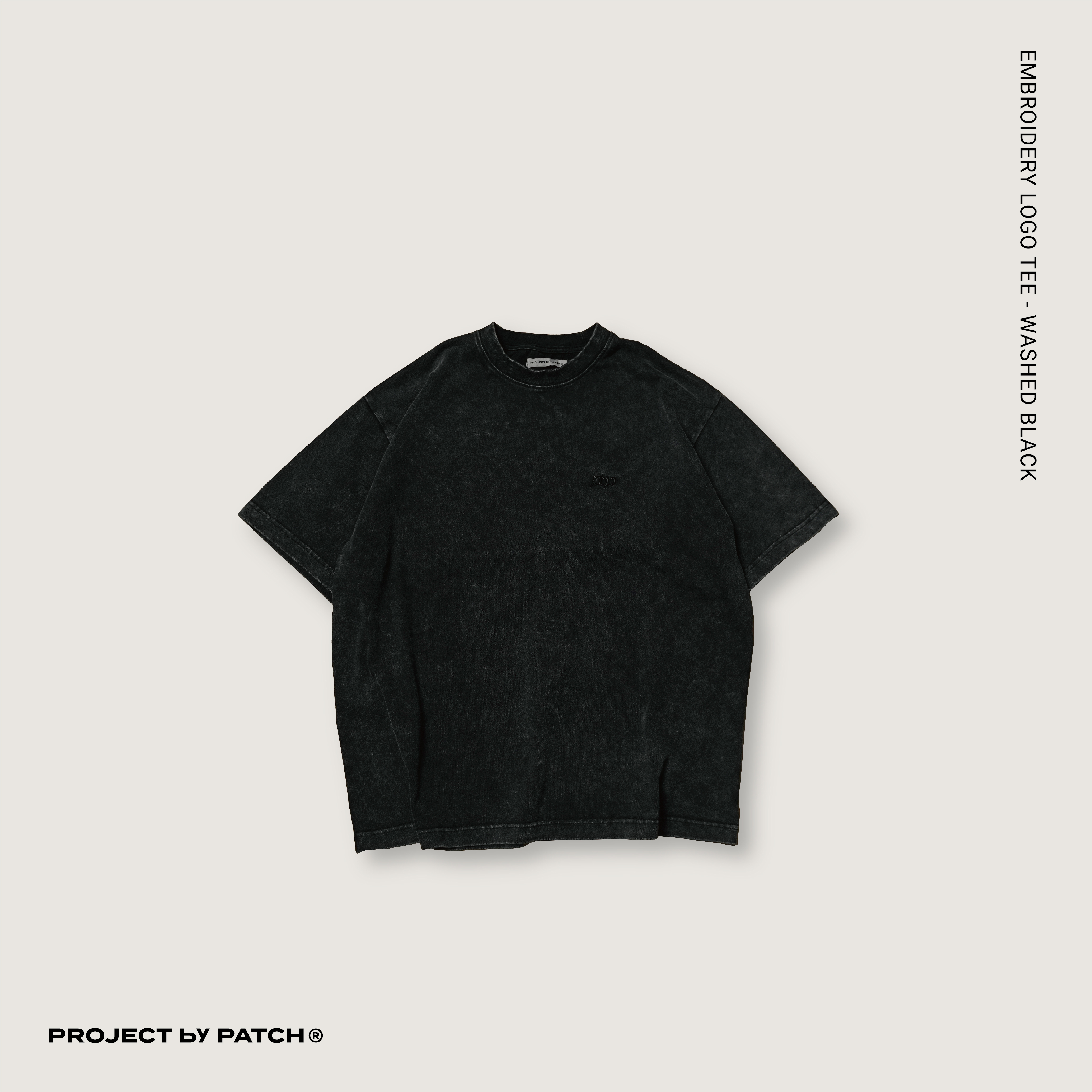 P.B.P - EMBROIDERY LOGO TEE 水洗款
