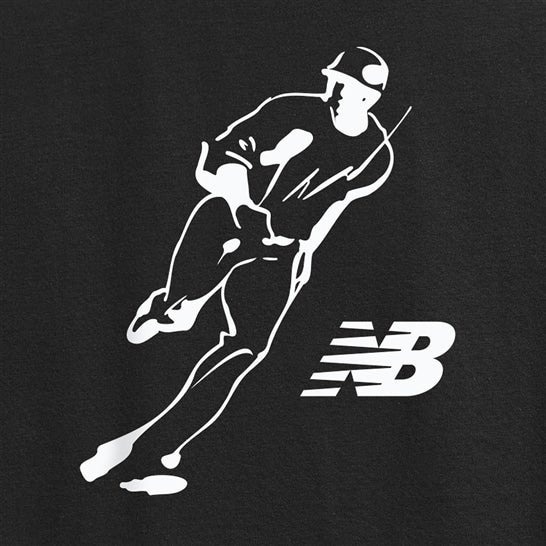 (聯名款)Shohei Ohtani大谷翔平 X New Balance 黑色 圖案短袖T MT43717-BK