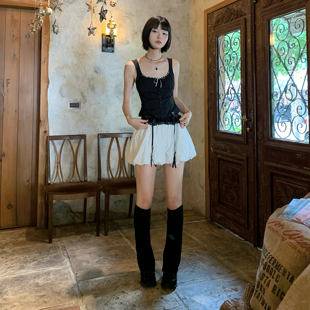 蓬蓬迷你褲裙(in stock)