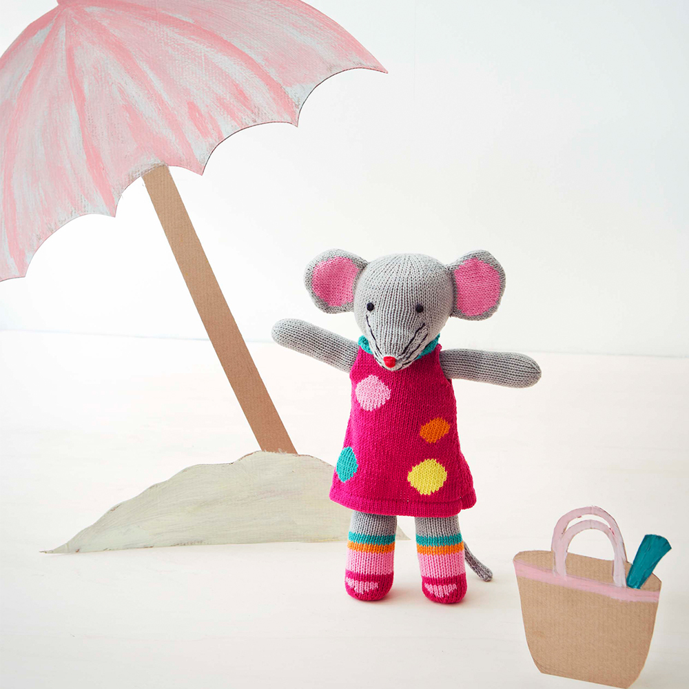 global affairs荷蘭 童話手工編織安撫玩偶2(36cm)｜花鼠妹