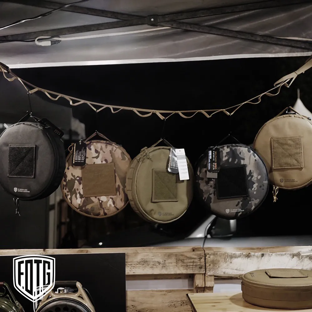 【Forest Outdoor】FOTG 戰術圓形動力線收納包+收納盤組