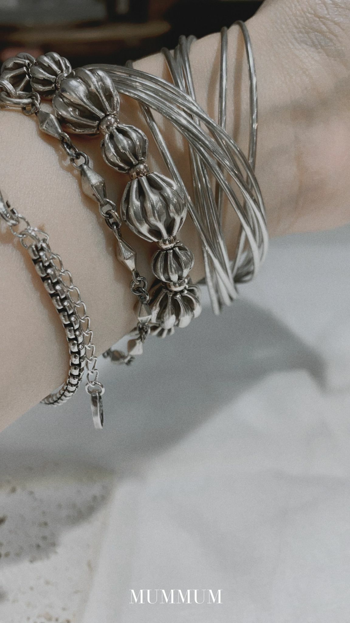 SL808/925 sliver多層層泰銀手鈪[onsale]