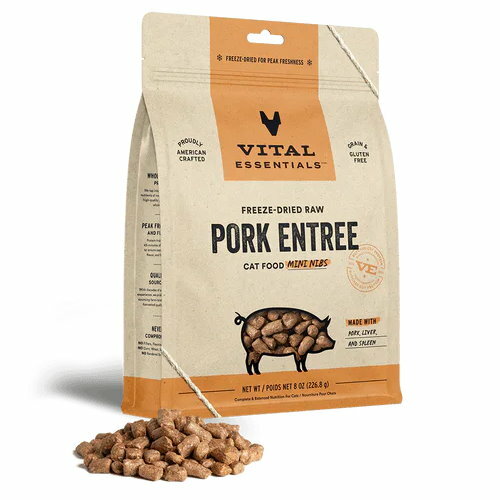 Vital Essentials 豬肉 凍乾迷你肉粒貓主糧