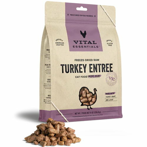 Vital Essentials  火雞肉 凍乾迷你肉粒貓主糧