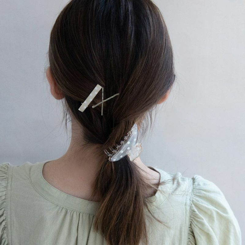 [日本制] 波點鯊魚夾&髮夾set