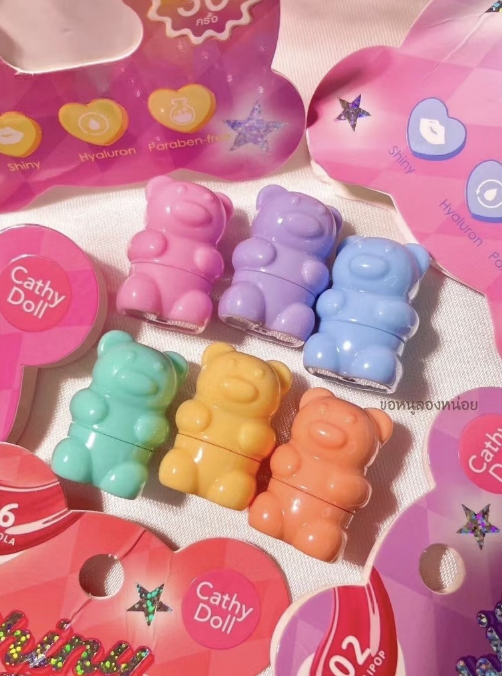 #現貨 泰國 Cathy doll 閃亮小熊潤色唇膏 1.1g 口紅