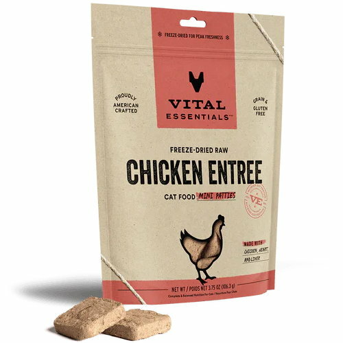Vital Essentials  雞肉 凍乾迷你肉餅貓主糧