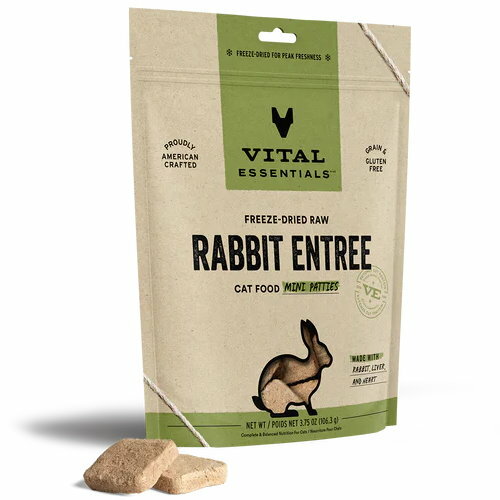 Vital Essentials 兔肉 凍乾迷你肉餅貓主糧