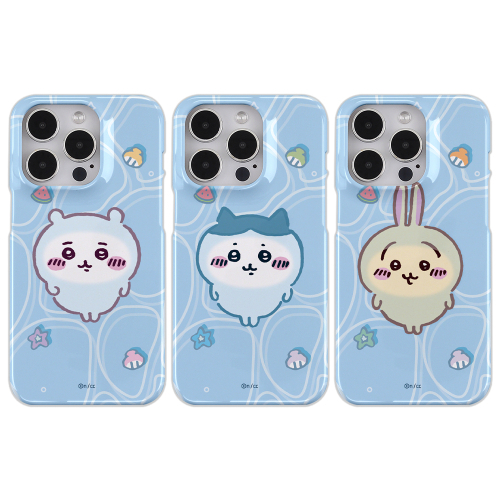 Chiikawa - Glossy Slim Hard Case - 小可愛 八字貓 小兔兔 貼身手機硬殼 CD
