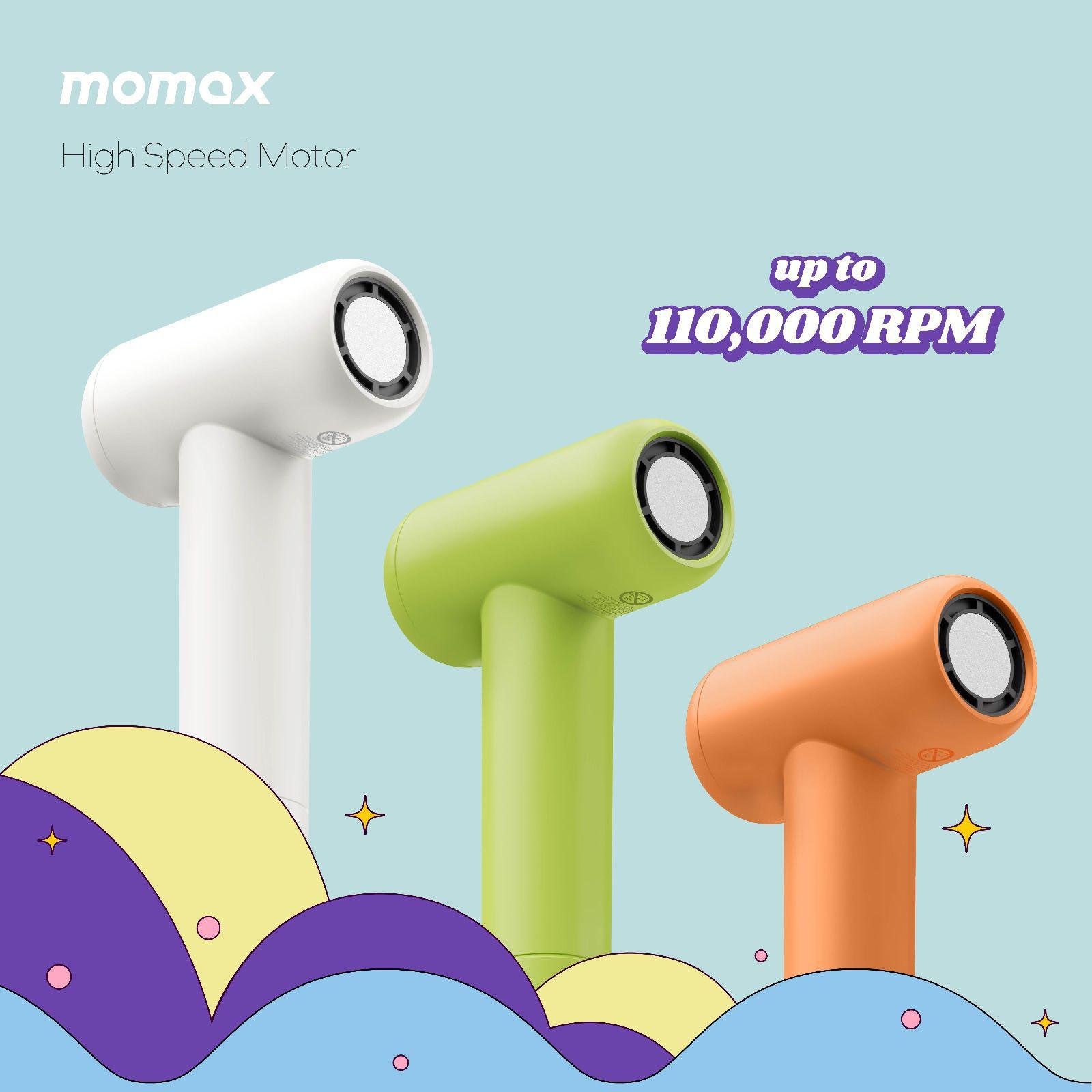 Momax 1-Care Hair Mini負離子高速風筒HL13UKG/UKW