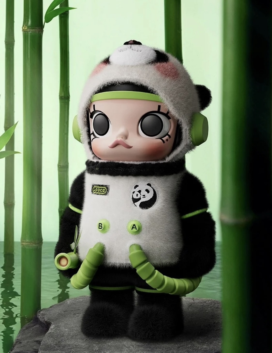 ️POPMART 泡泡瑪特  Mega Space Molly 熊貓 400%