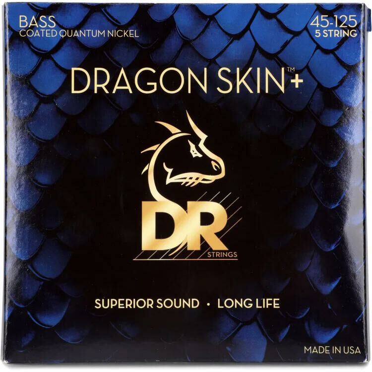DR Strings Dragon Skin+ Quantum Nickel 包覆 鎳纏繞 電貝斯弦