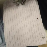 [S] TOMMY HILFIGER CABLE SHORT SLEEVE SWEATER,PURPLE, 76J4700-540 (STH796)