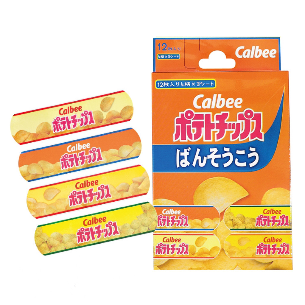 JP 卡樂B薯片膠布 12枚 3349