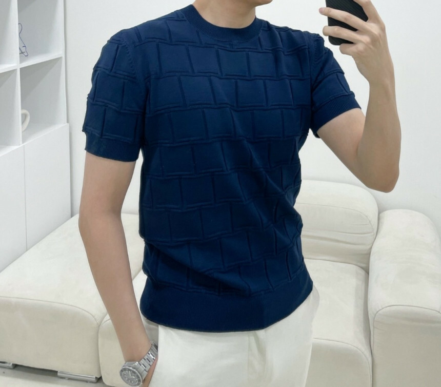 簽名肌肉短袖T恤