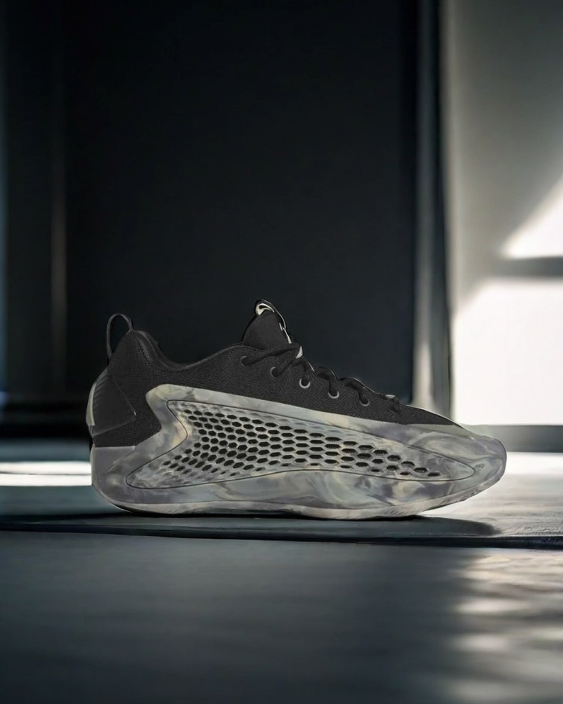 Adidas AE 1 Low ASCENT "MX Grey"黑迷彩 墨水色 低筒 緩震 實戰籃球鞋