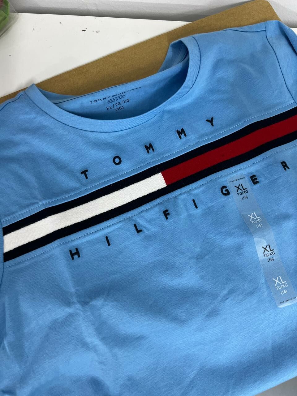 [S] TOMMY HILFIGER KIDS TOMMY SHIRT,LIGHT BLUE, 71J4133-430 (STH805)