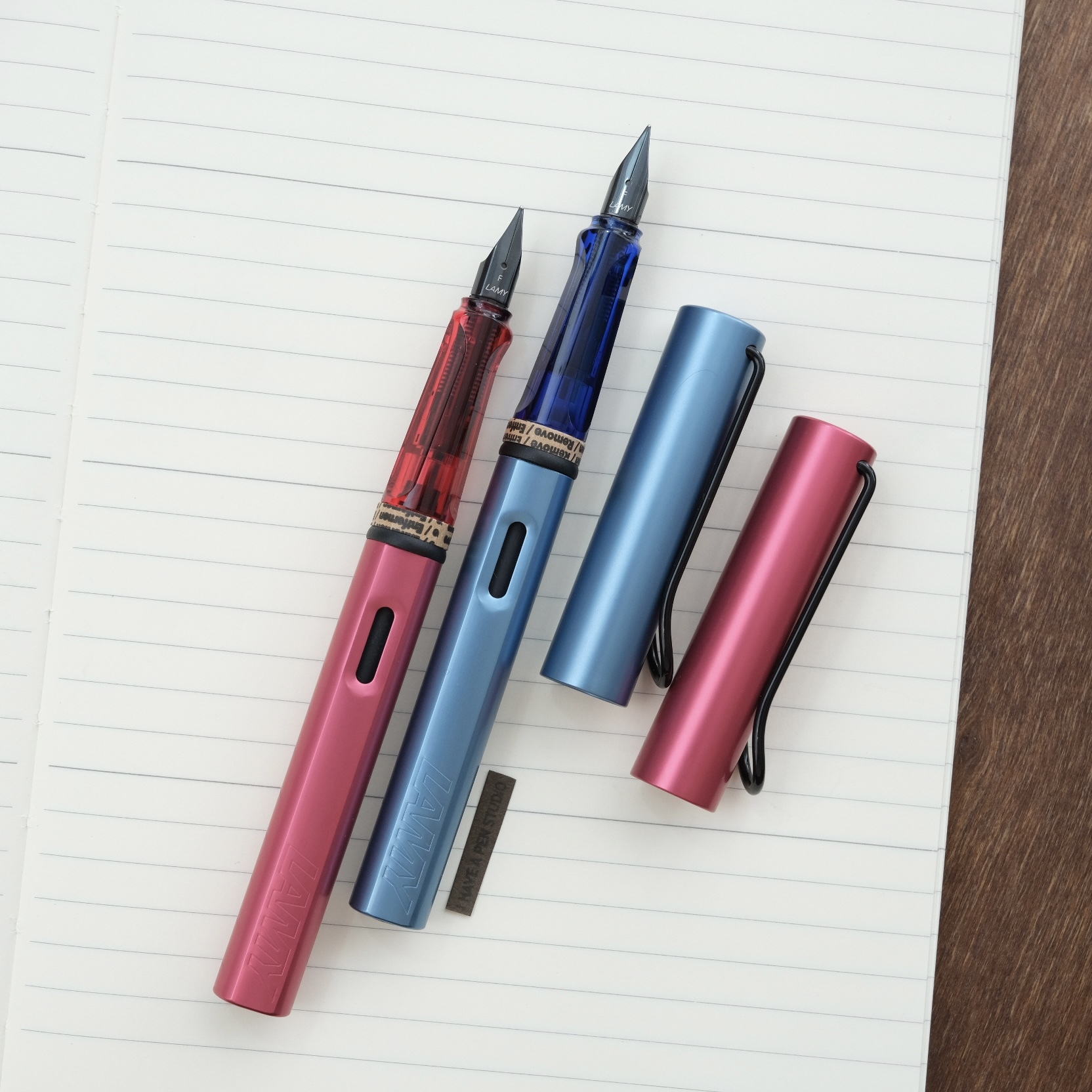 LAMY AL-STAR 恆星 鋼筆 FIERY 火紅色 AQUATIC 冰霜藍｜LAMY 德國 2024限定色