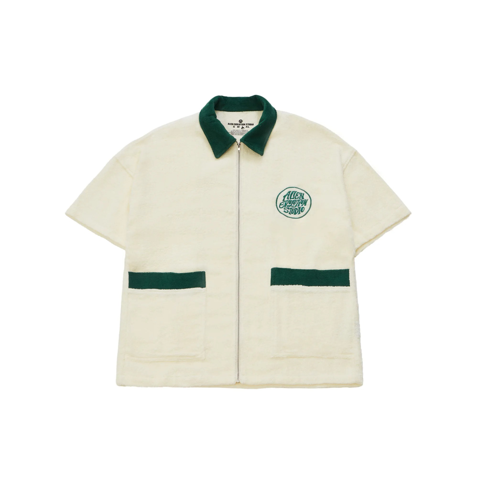AES EMBROIDERED TERRY CLOTH SHIRT