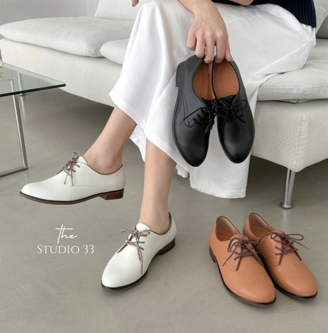英倫風牛津鞋 （牛皮）