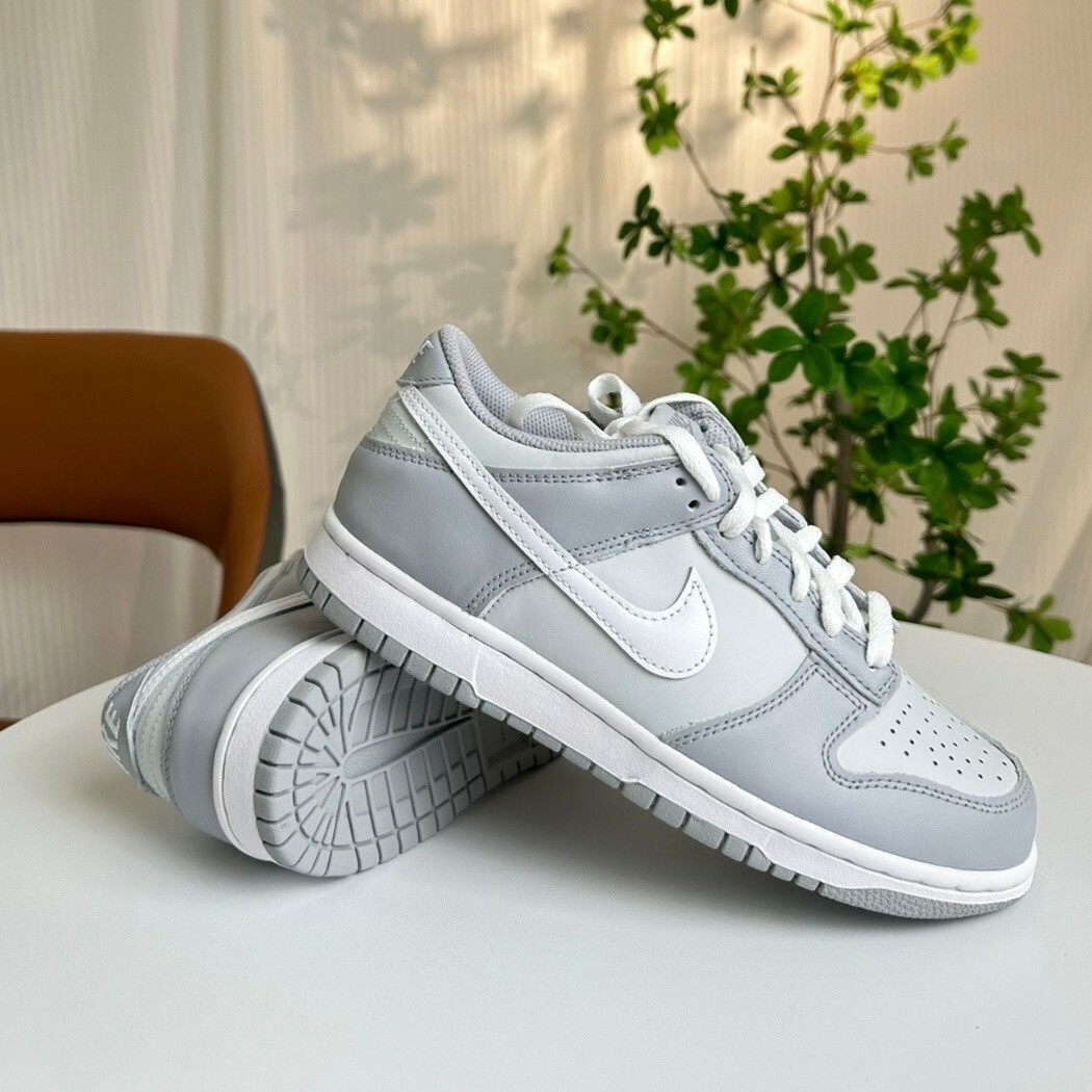 Nike Dunk Low GS Grey White 雲霧灰 反轉灰白 煙波灰 女鞋 大童鞋 休閒鞋