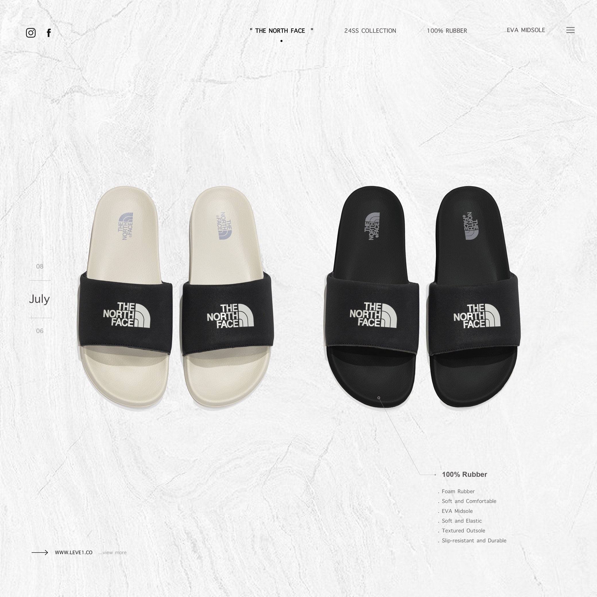 THE NORTH FACE - Cloud Slide Ex Korea