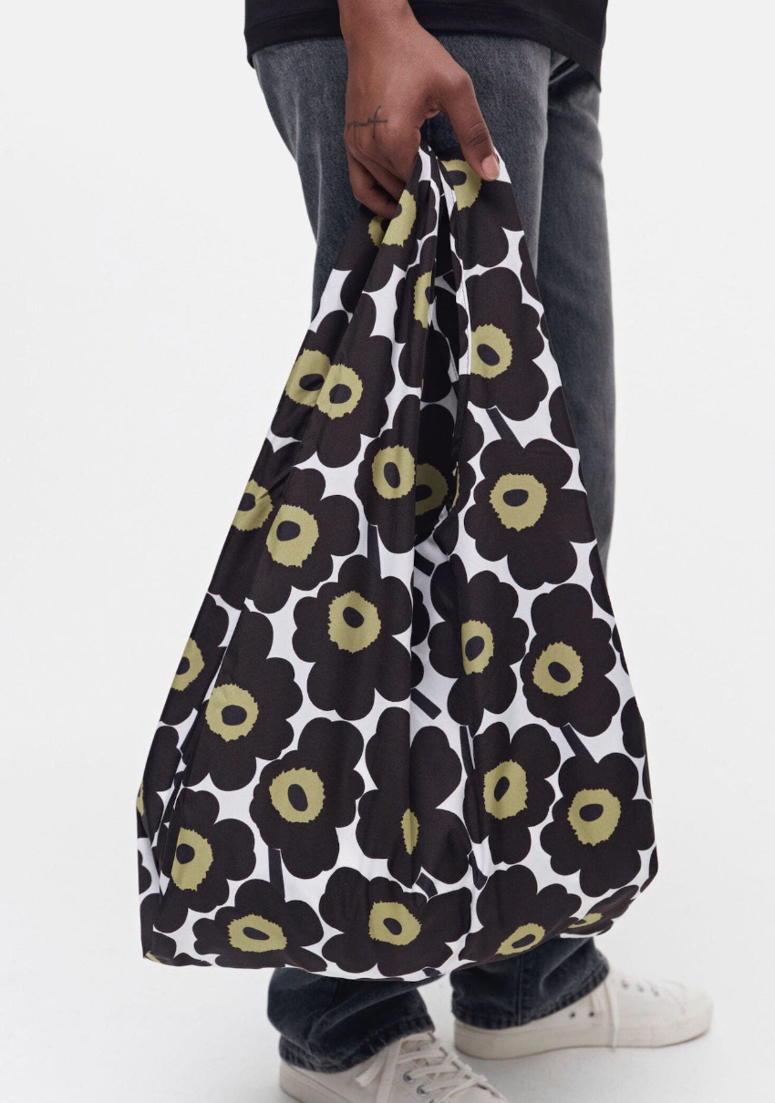 代購現貨 ｜ Marimekko Smartbag 環保袋 | 黑色 mini Unikko