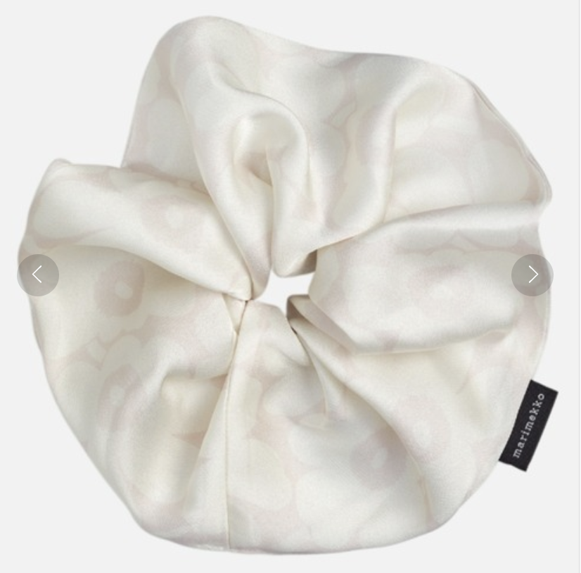 代購現貨 | Marimekko Unikko hair scrunchie 髮圈 | white