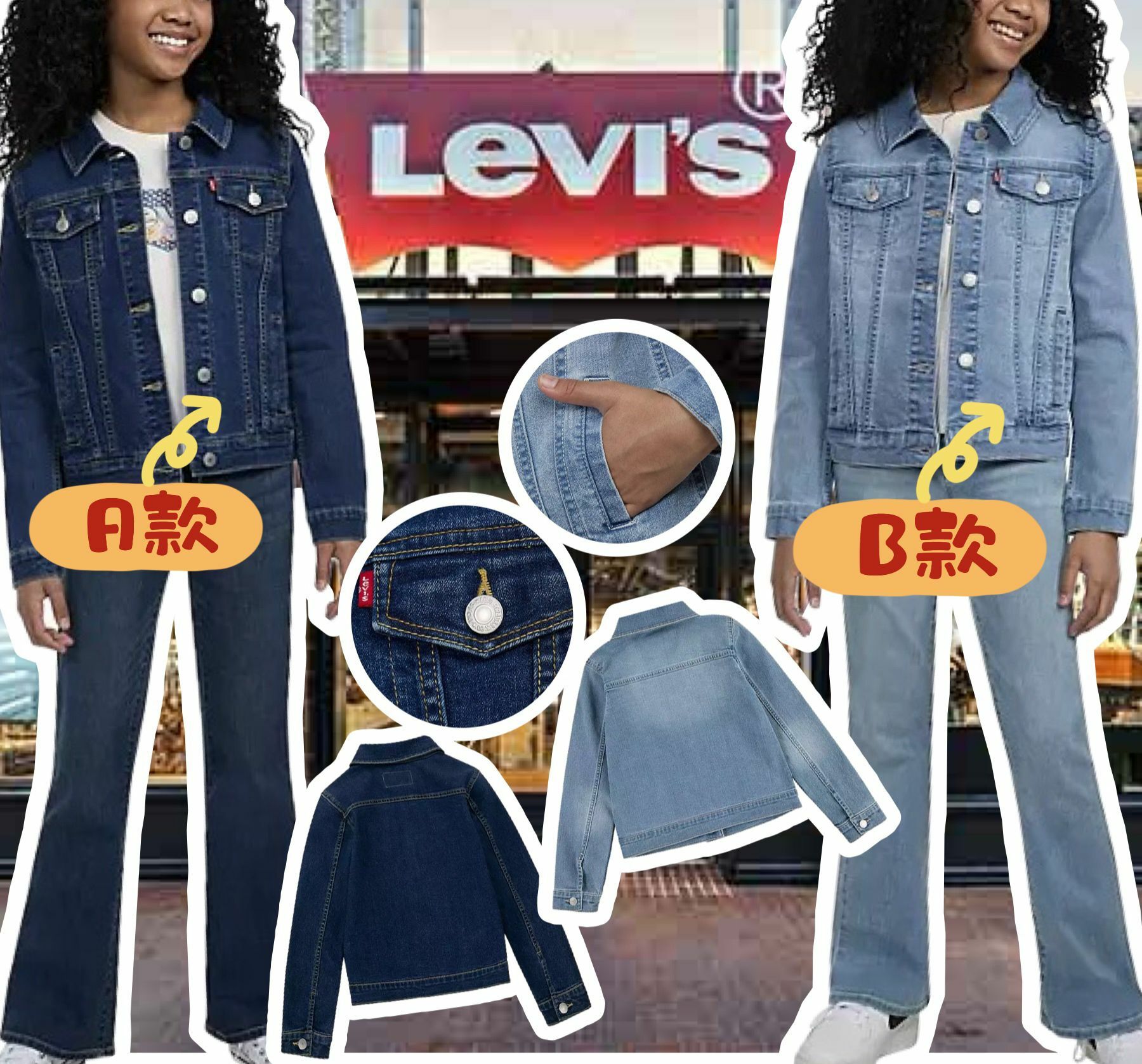 【預購】Levi's Denim F071908 女童外套