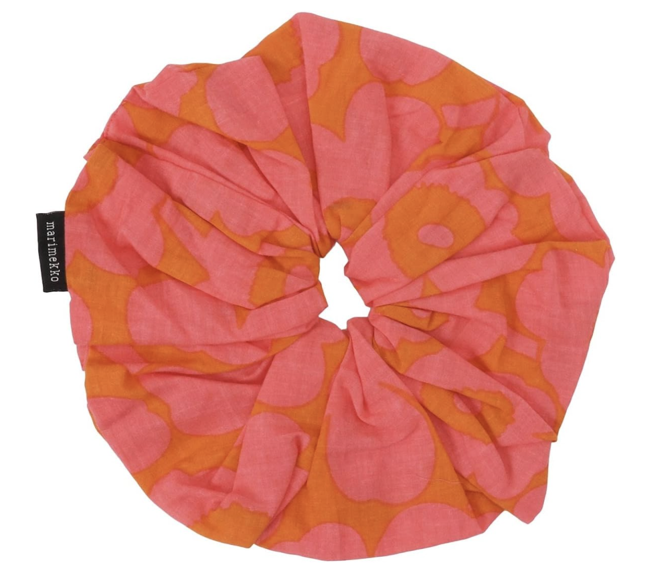 代購現貨 | Marimekko Unikko hair scrunchie 髮圈 | orange x pink