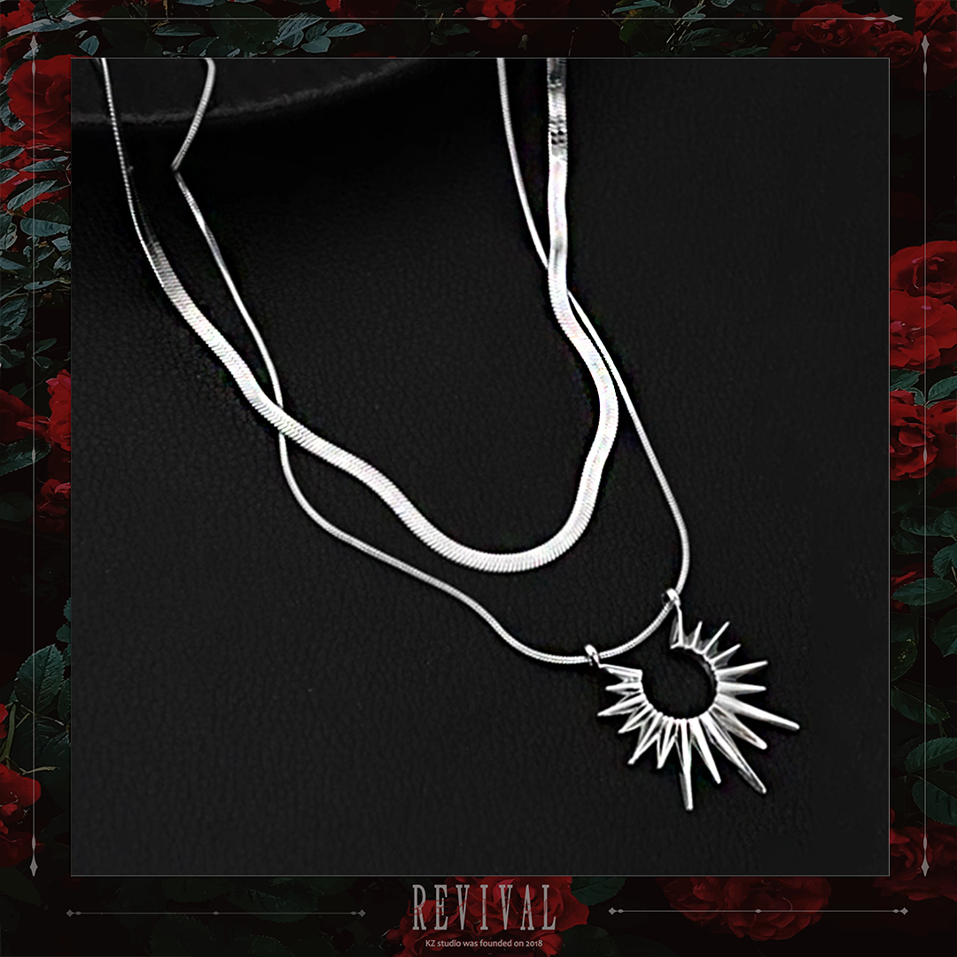 [醫療鋼] SOLITUDE RIBBON NECKLACE/ 1色