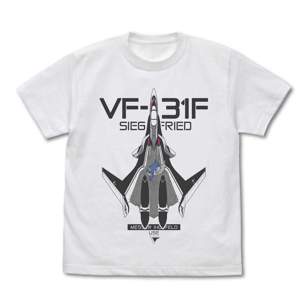 Cospa 0729 VF-31F ジークフリード Tシャツ [マクロスΔ] WHITE