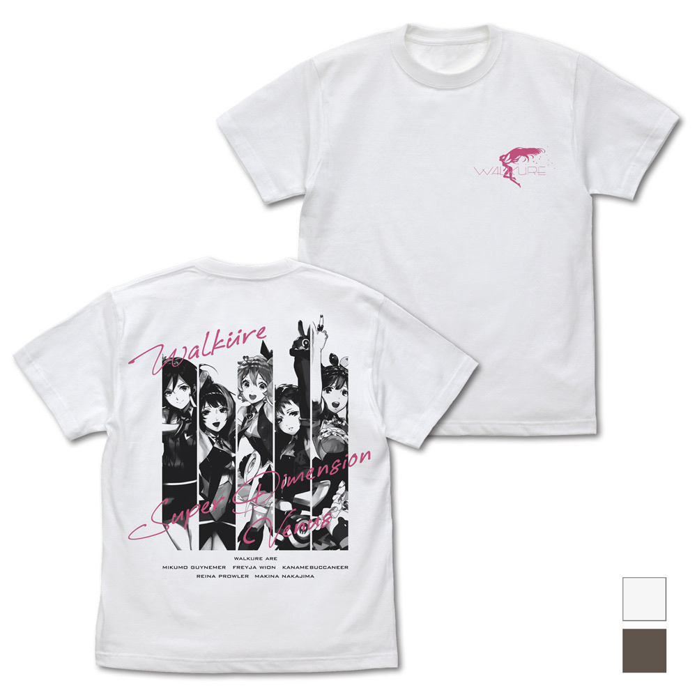 Cospa 0729 We’re ワルキューレ Tシャツ [マクロスΔ] WHITE