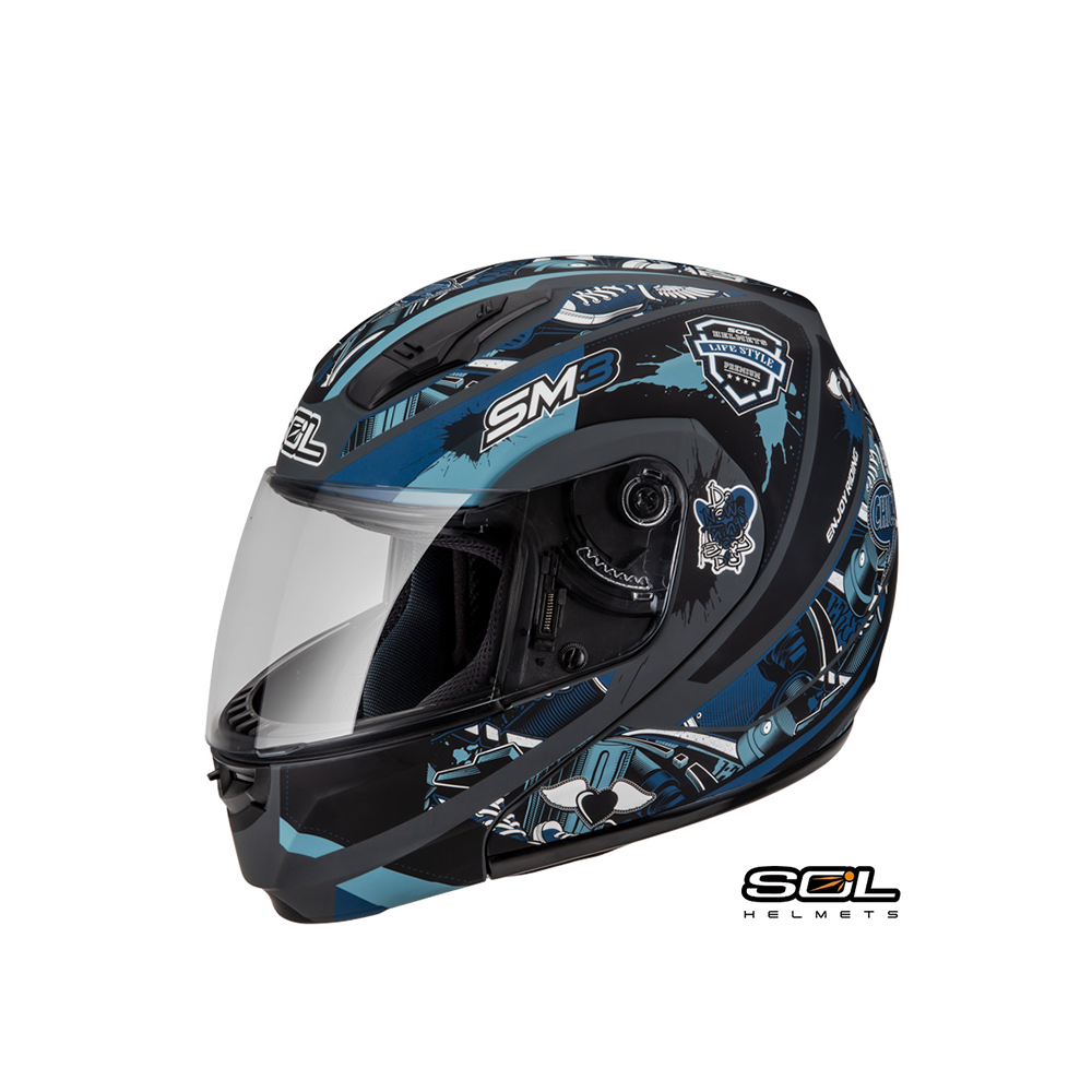 SOL SM-3 惡天使 可掀式安全帽 可樂帽