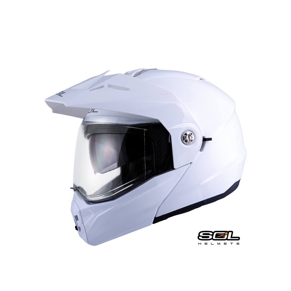 SOL SM-6P 素色 複合可掀式安全帽 可樂帽