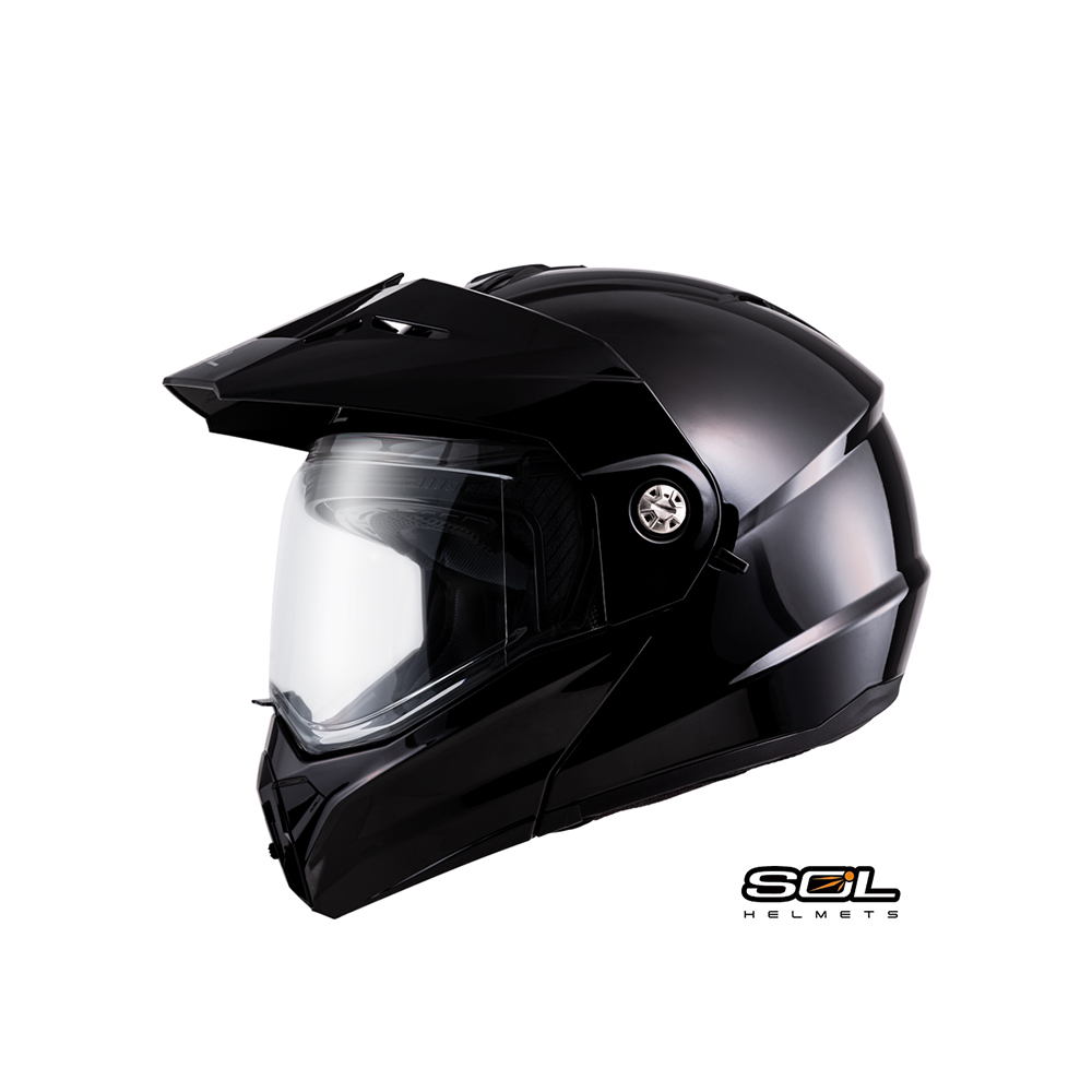 SOL SM-6P 素色 複合可掀式安全帽 可樂帽