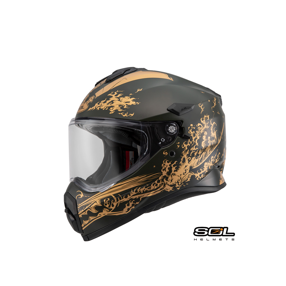 SOL SS-2P 織田信長 複合式安全帽