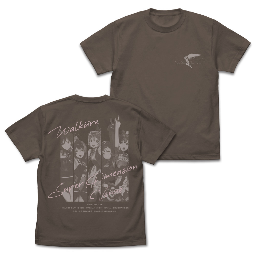 Cospa 0729 We’re ワルキューレ Tシャツ [マクロスΔ] CHARCOAL