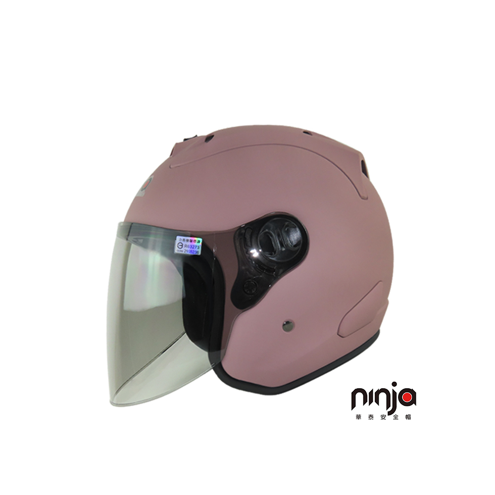 KK 華泰 k-868 半罩式R帽  開放式安全帽 平法粉