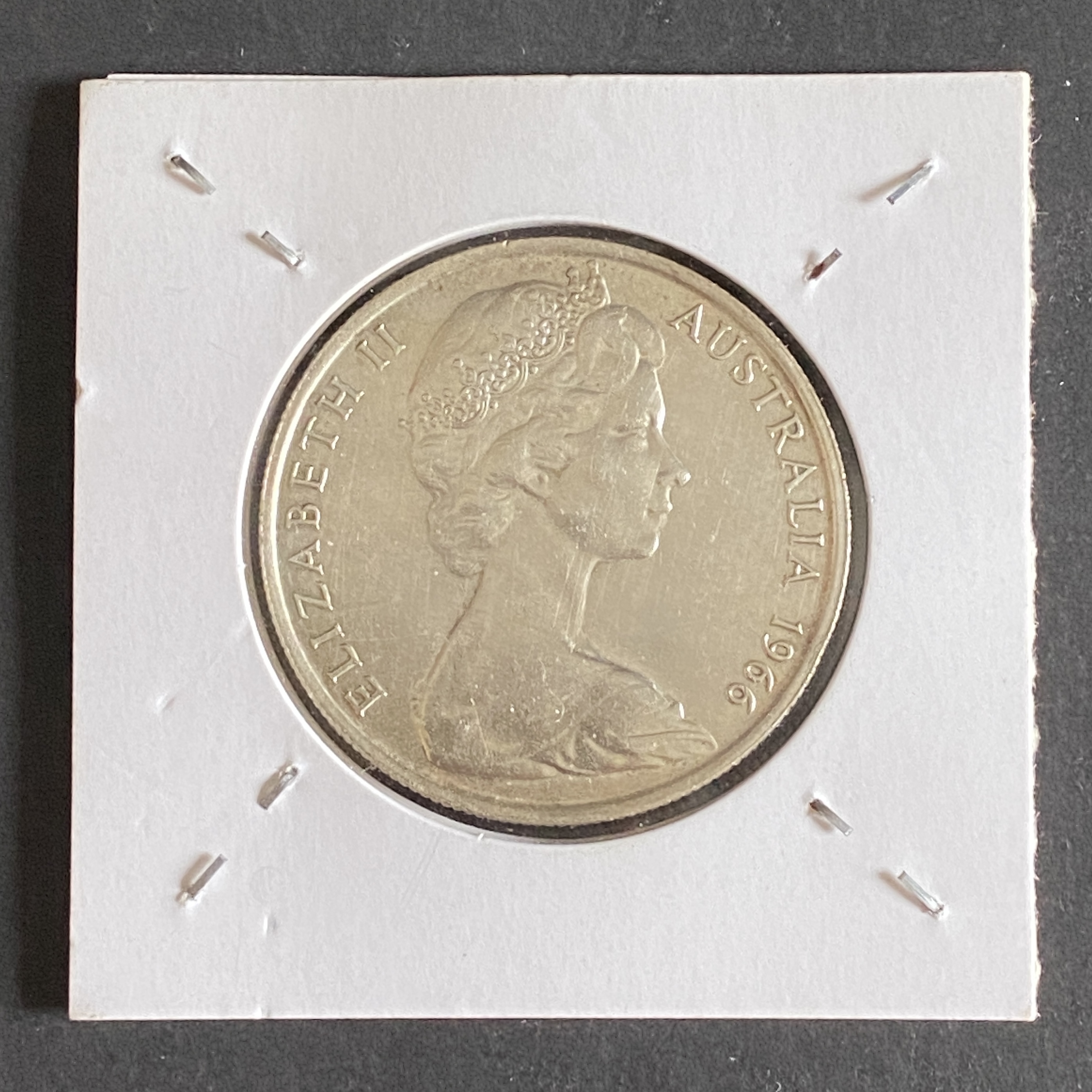 1966 Australia 50 cents (80% silver)