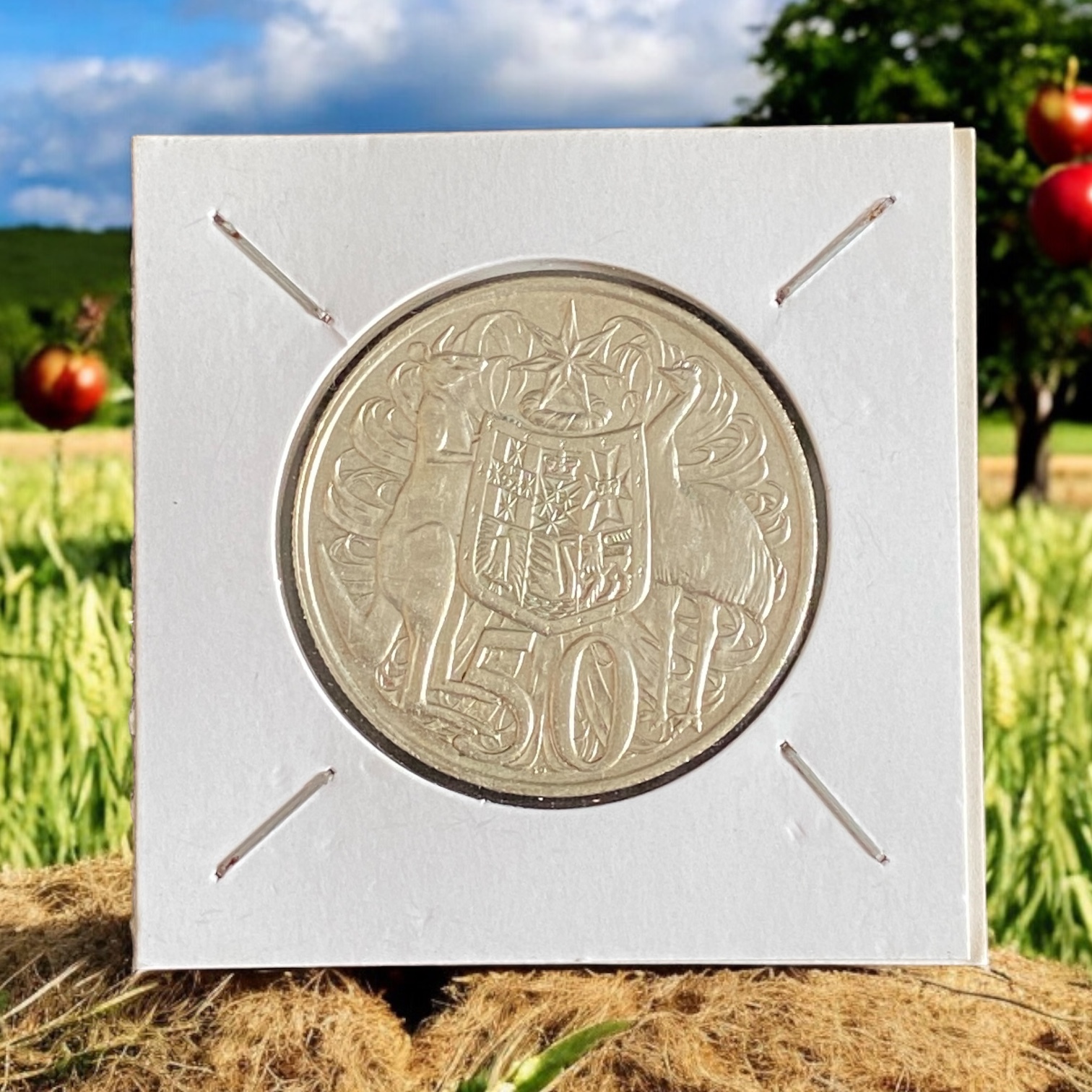 1966 Australia 50 cents (80% silver)