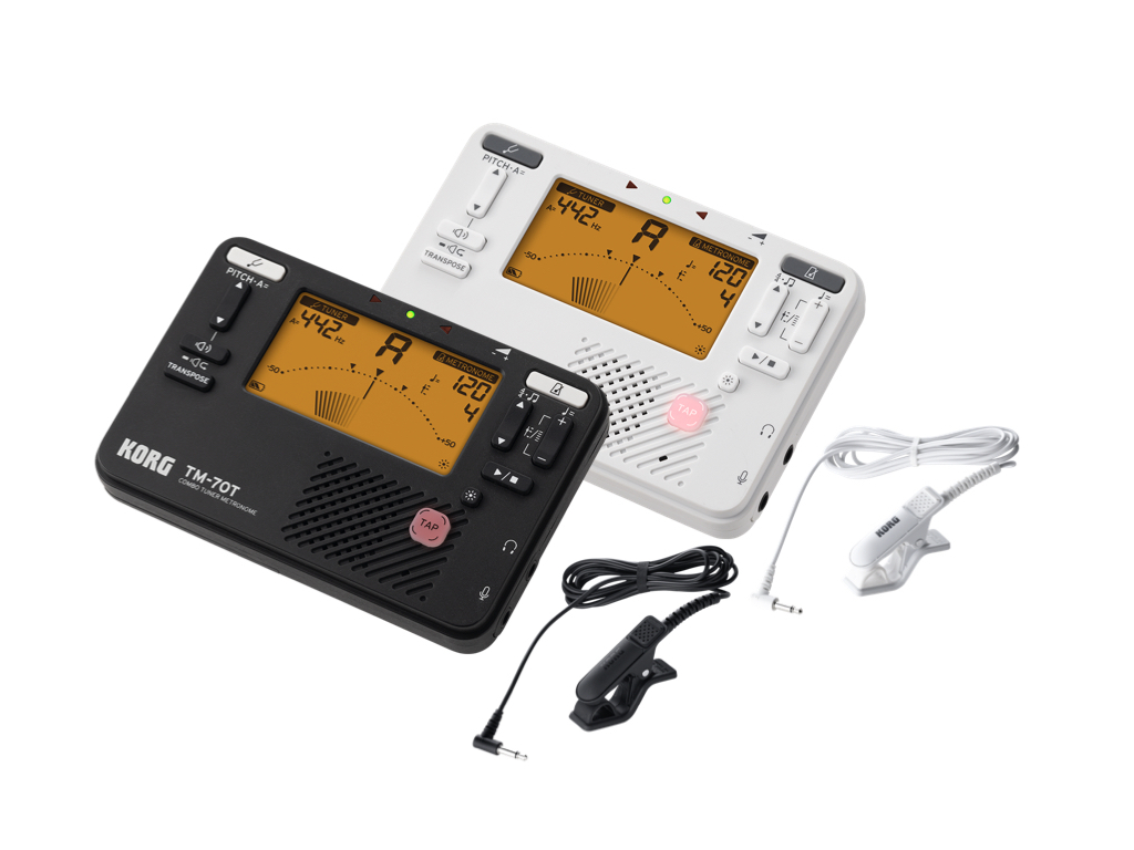 KORG - TM70C 調音器節拍器內含CM-400麥克風夾銅管類指定調音器