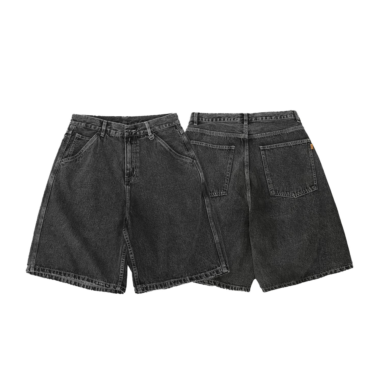 【車庫服飾】QUEST DENIM WASH SHORTS / 七分牛仔短褲