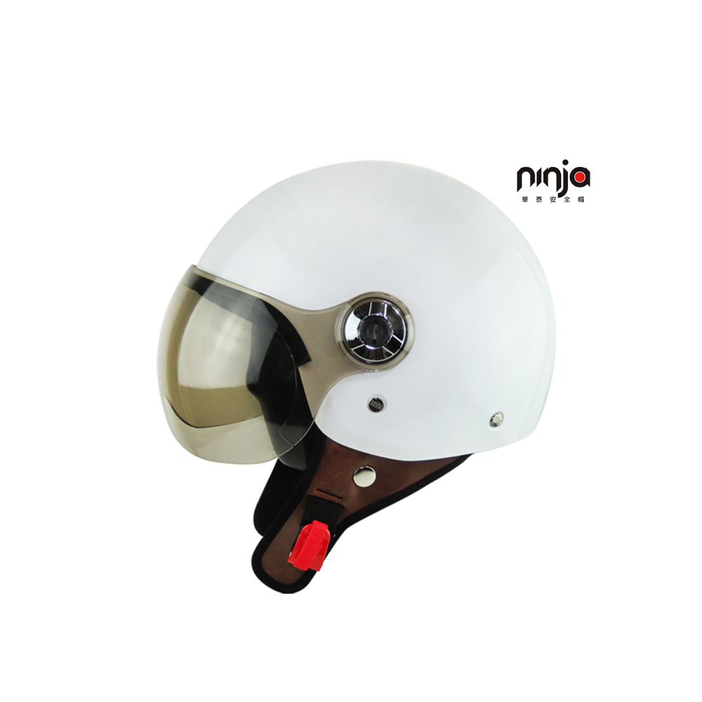 KK 華泰 K808 素色 飛行帽 白