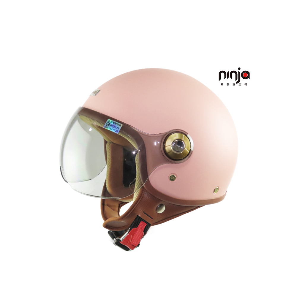 KK 華泰 K808A+ 醺砂飛行帽 消光系列-粉漾玫瑰